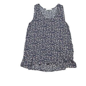 MODODOC Floral Sleeveless Blouse Size Small